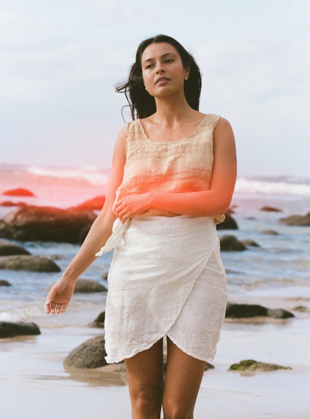 Wrap Skirt - Cestinato Bianco