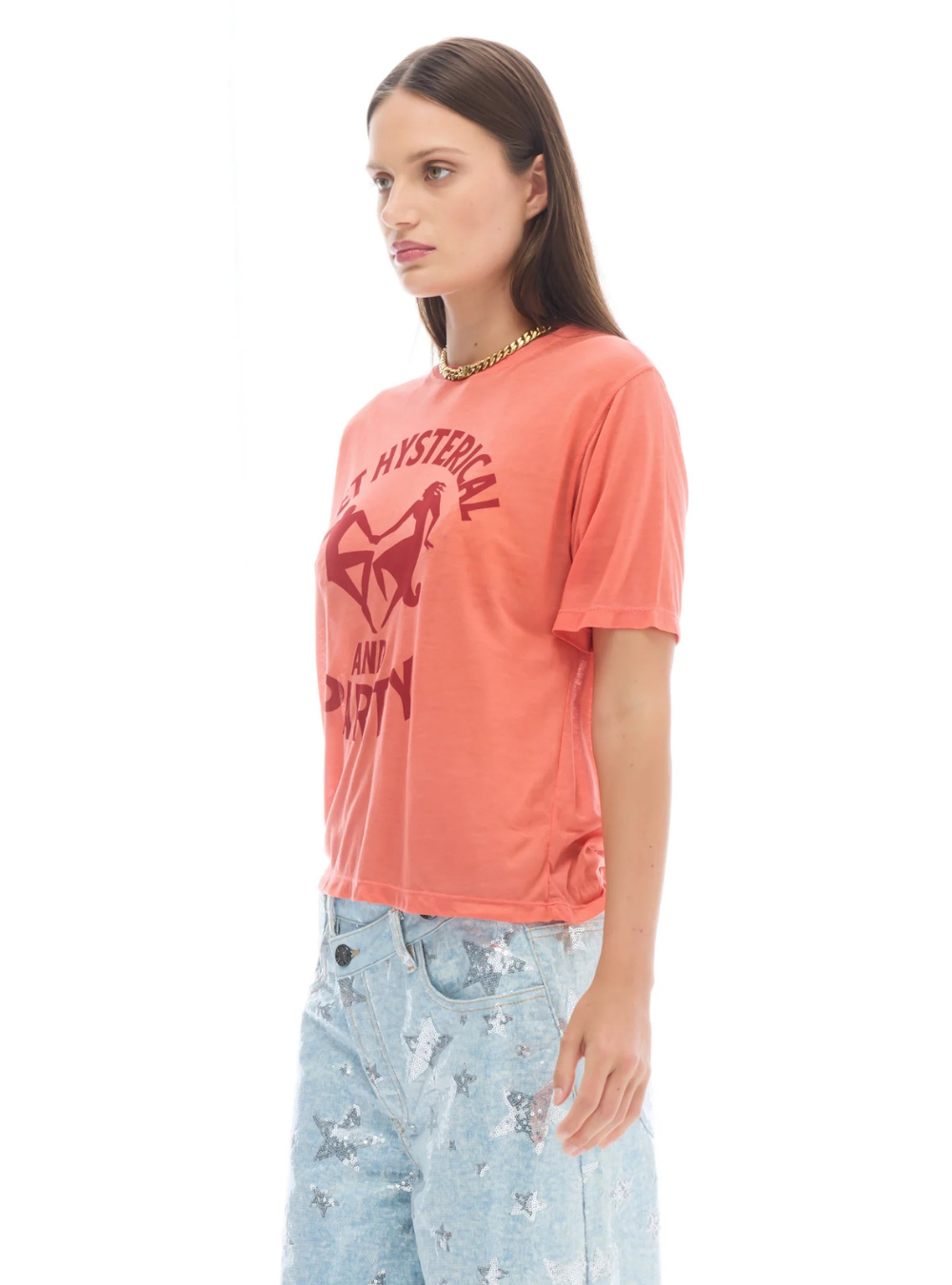 Get Hysterical Retro Fit Tee - Red