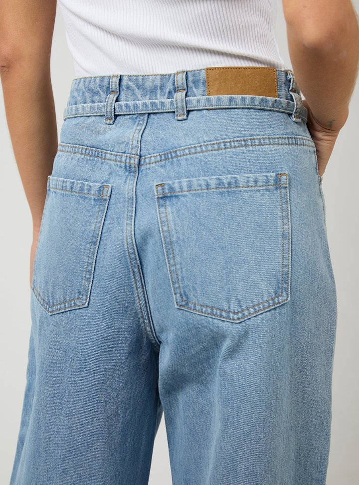 Gia High Rise Baggy - Light Blue