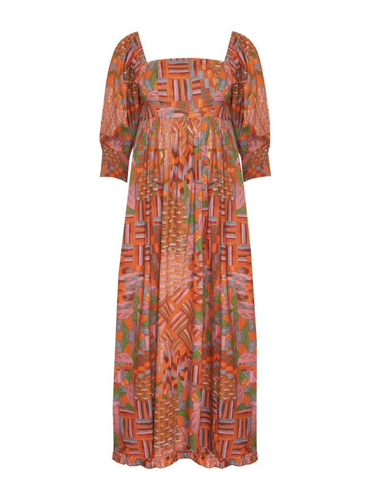 Frida Maxi Dress - Mosiac Print