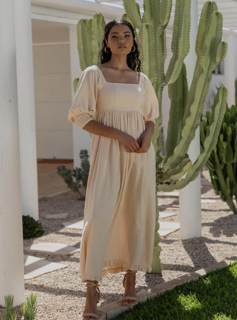 Frida Maxi Dress - Sand