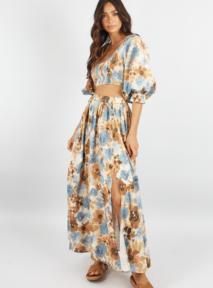 Jenah Maxi Skirt - Poppy Floral