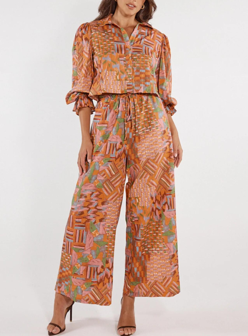 Elisa Pants - Mosiac Print