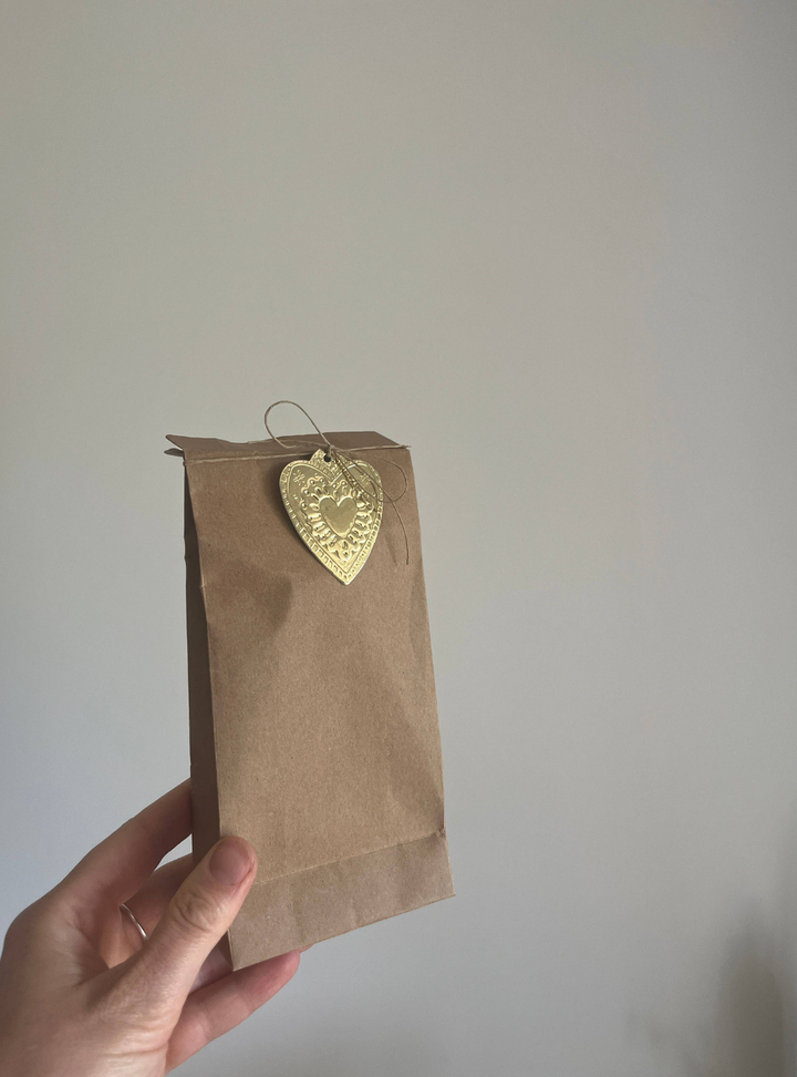 Heart Ornament - Gold Foil