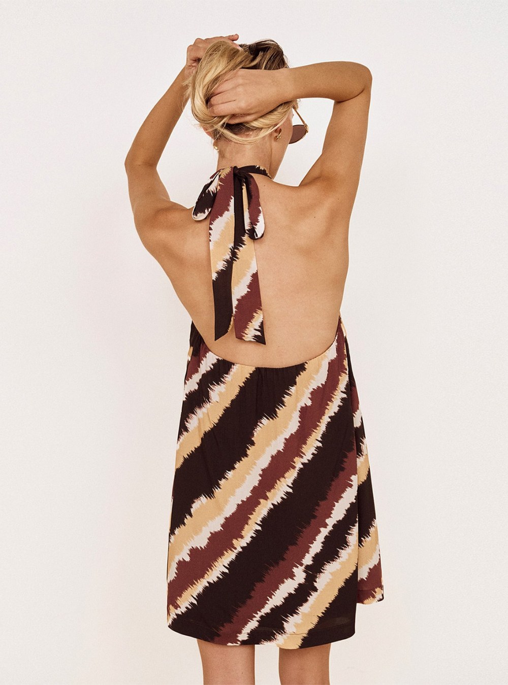 Greta Mini Dress - Stripe