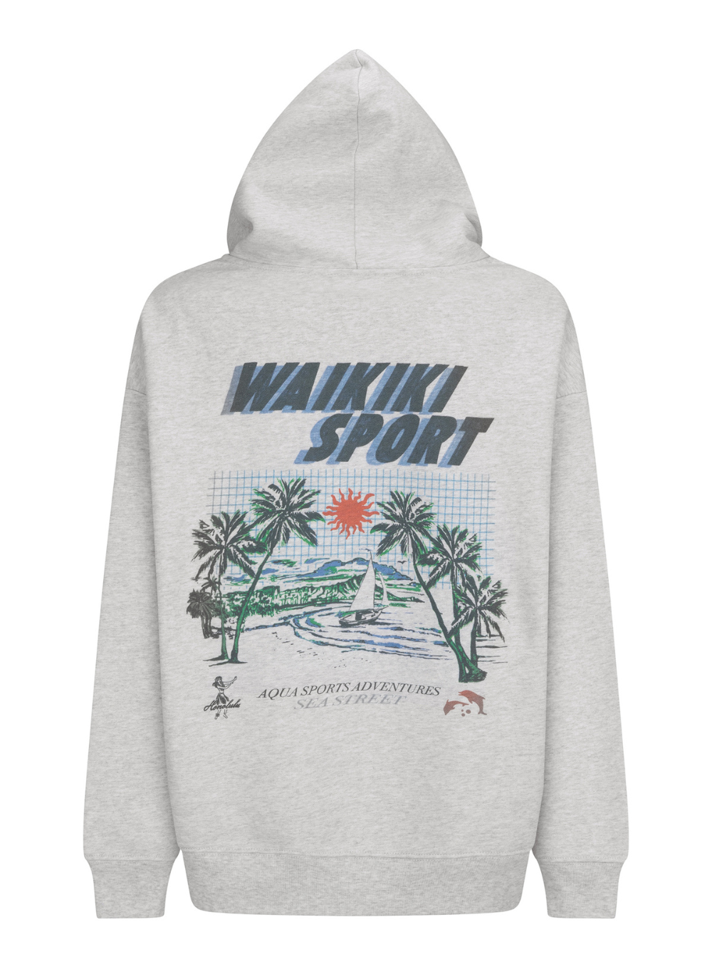 Sea Street Waikiki Sport Hoody - Grey | PRE-ORDER