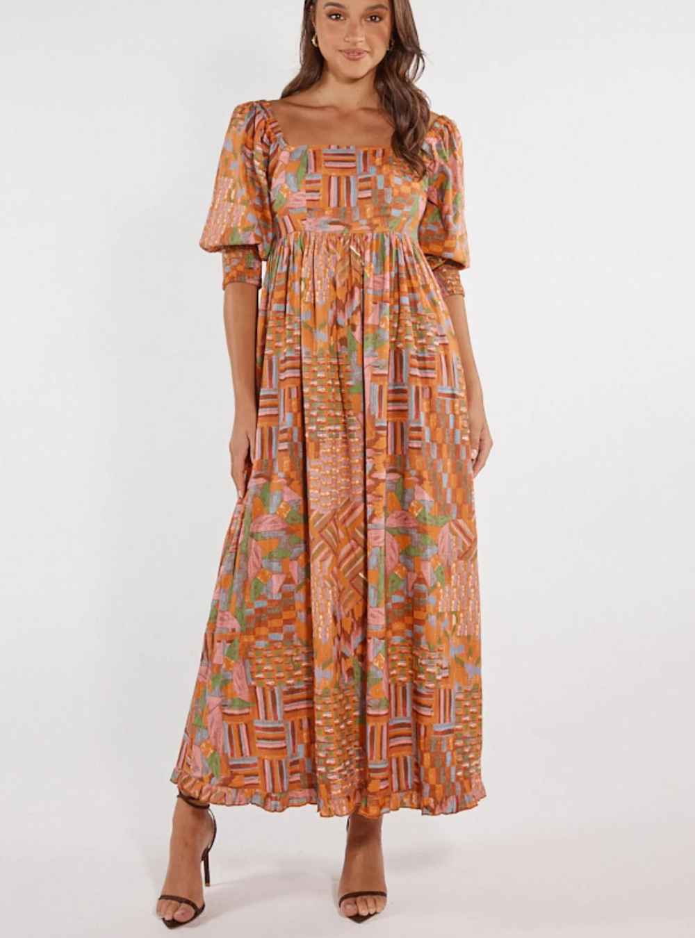 Frida Maxi Dress - Mosiac Print