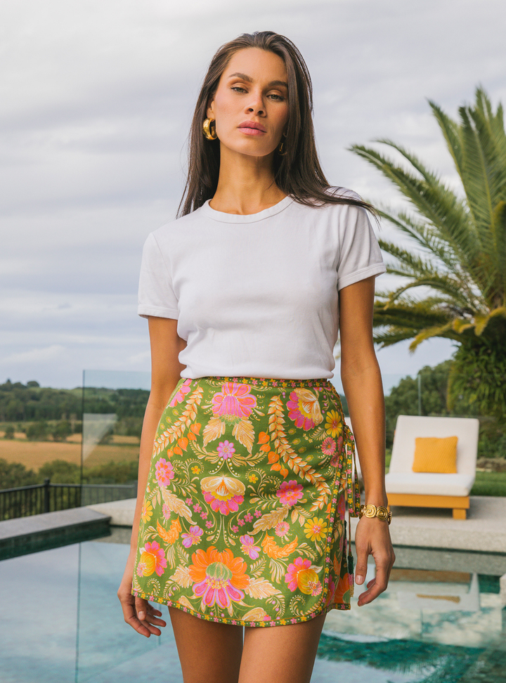 Maison Mini Skirt - Guava