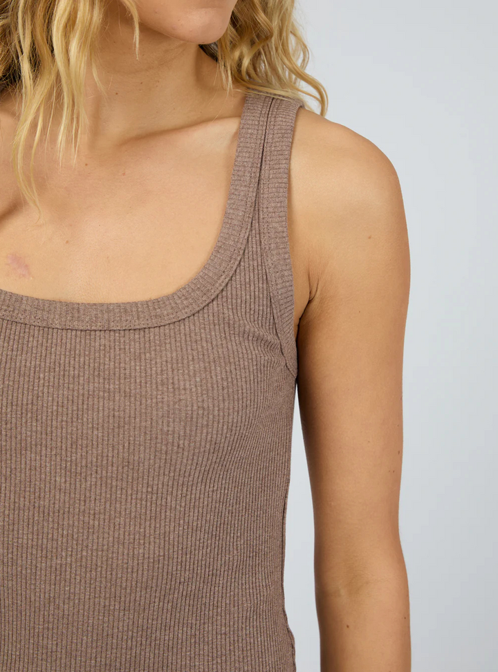 Hazel Mini Dress - Brown