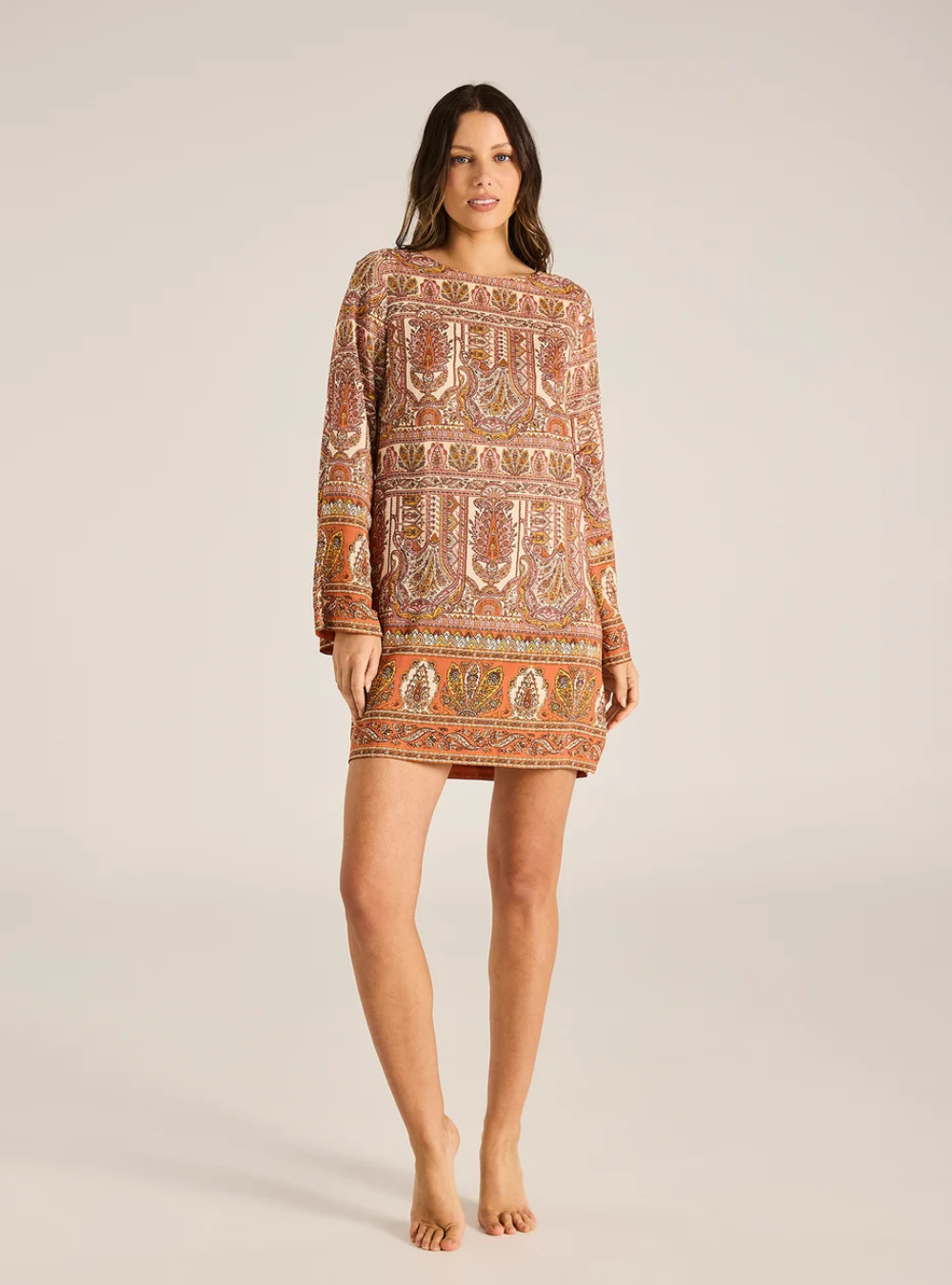 Pashmina Hazel Mini Kaftan - Dusk