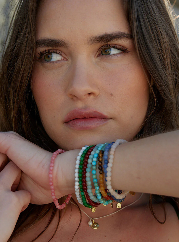 White Howlite Healing Gem Bracelet