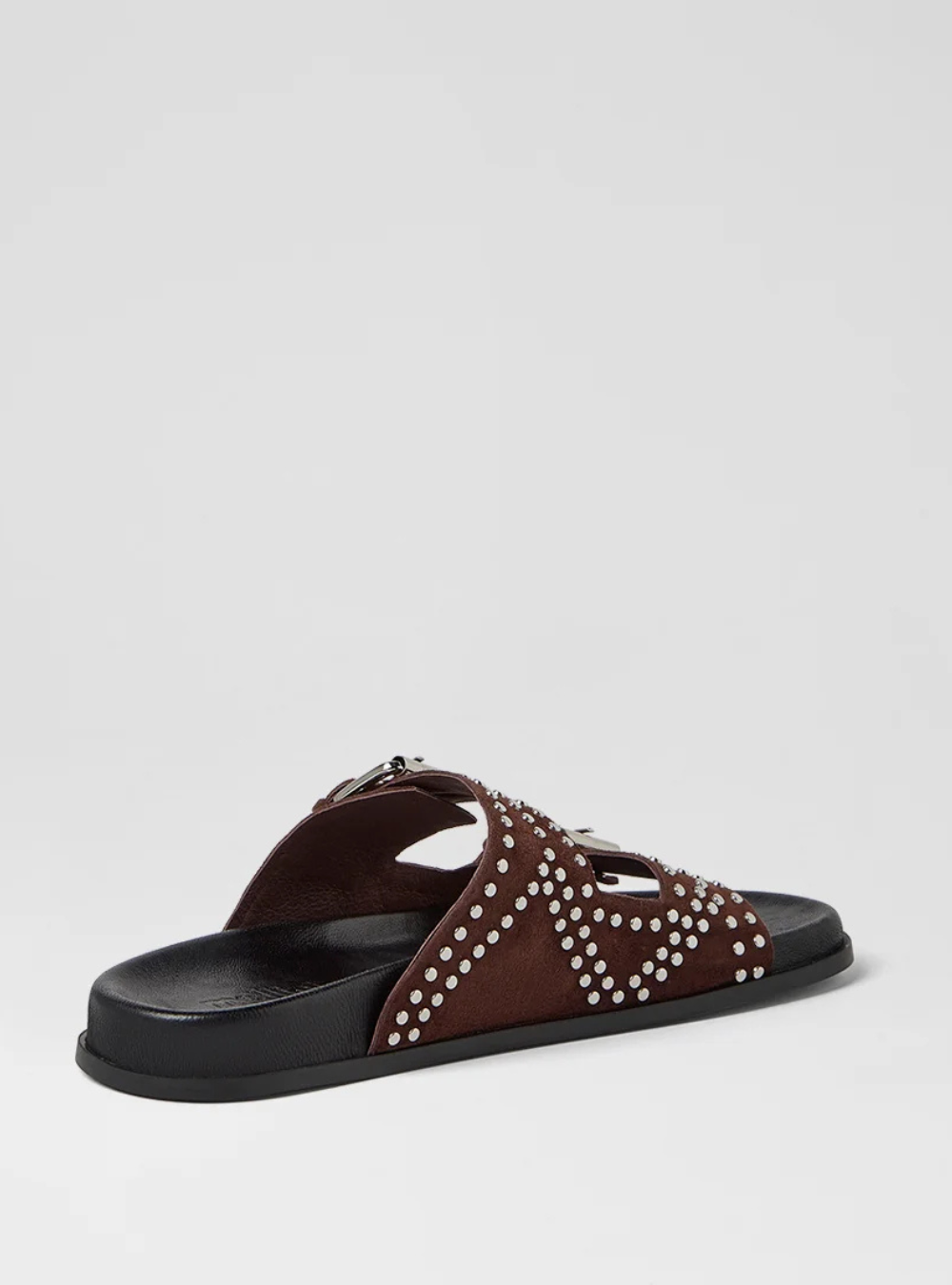 Heire Slides - Choc Suede