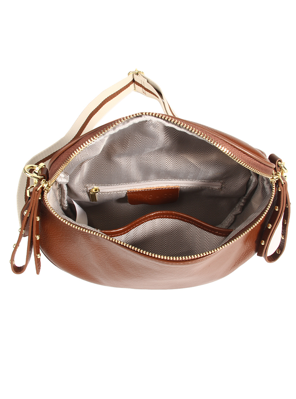 Obsessed Bag - Brown/Gold