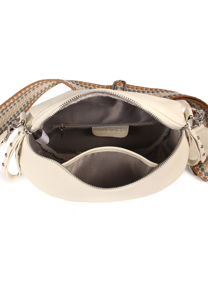 Obsessed Bag - Off White/Silver