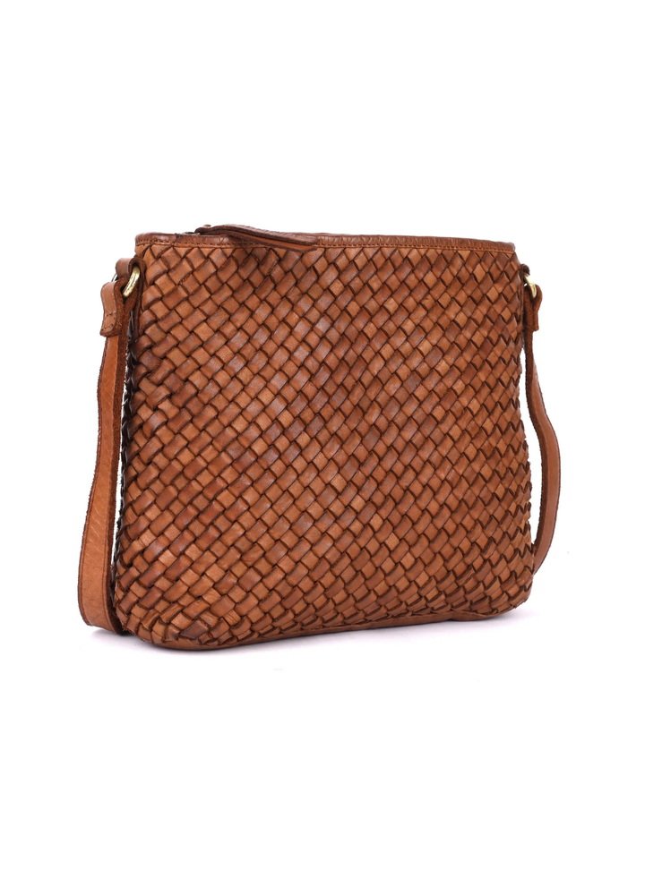 Angelica Woven Cross Body - Oak