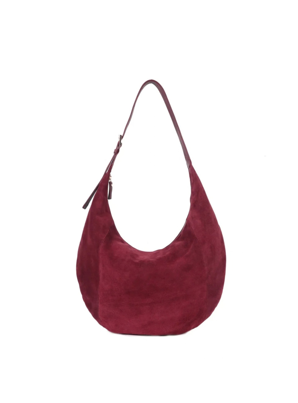 Rosie Large Suede Shopper - Wine