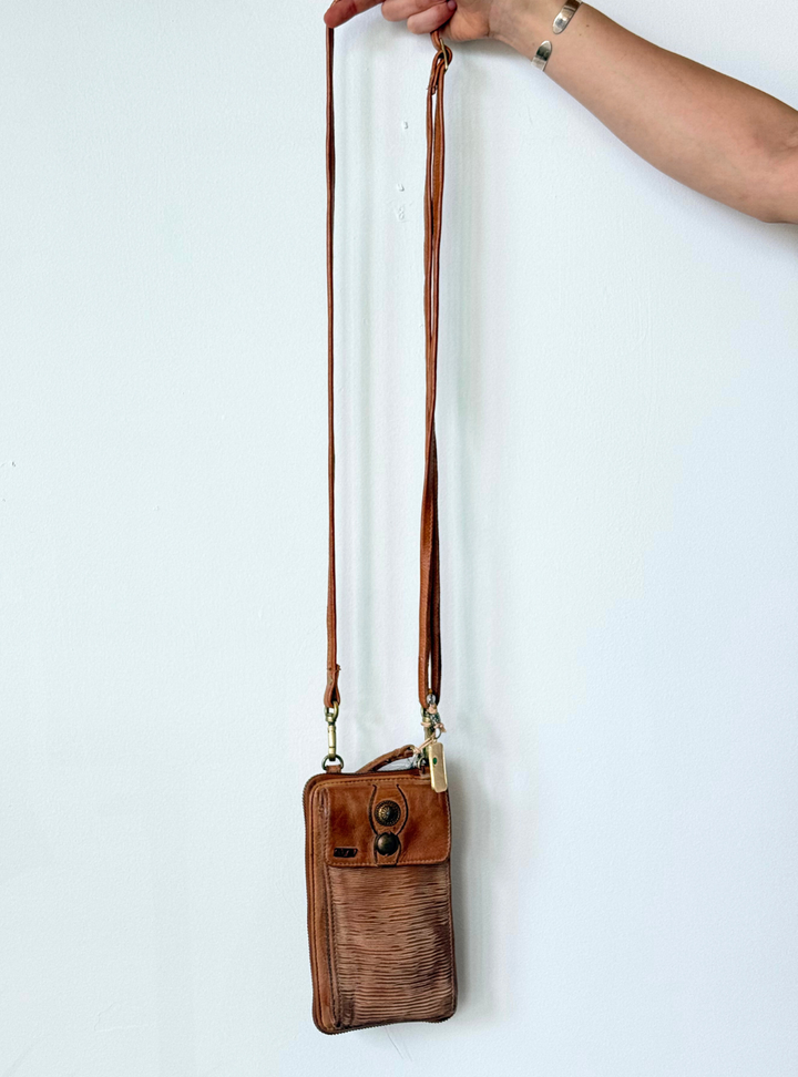 Tallin Mobile Pouch Bag - Honey