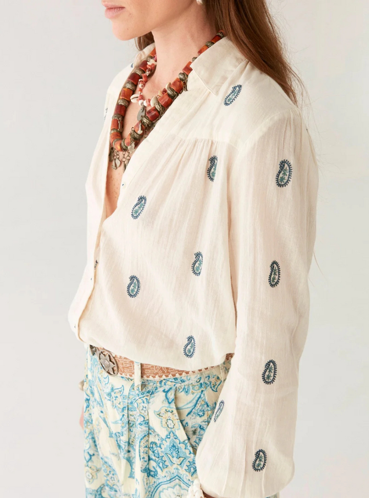 Dylan Blouse - Cachemira Ivory