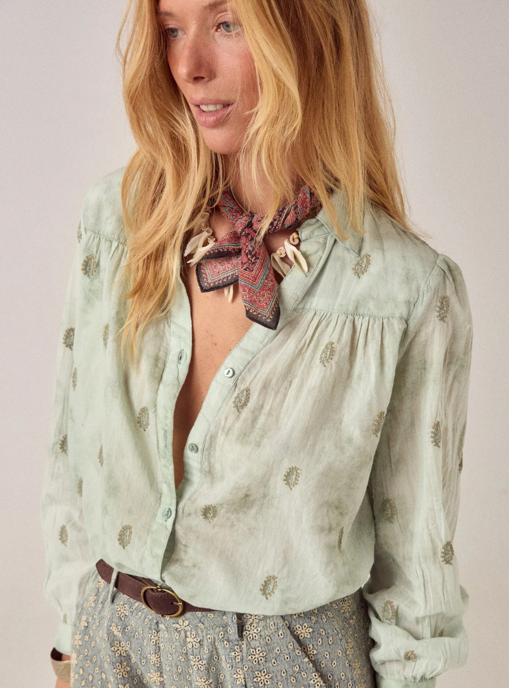 Rani Shirt - Mineral Jade