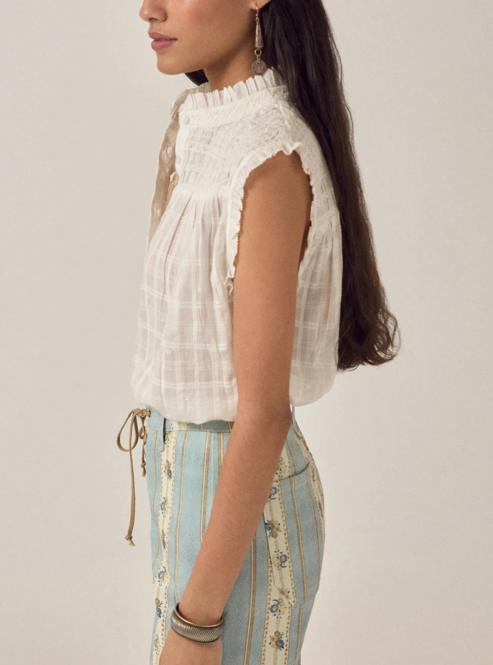 Elvis Sleeveless Blouse - Love Me Tender
