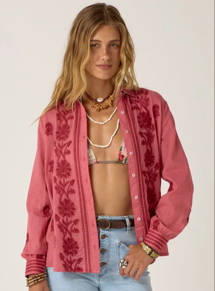 Ringo Shirt - Clavel Framboise