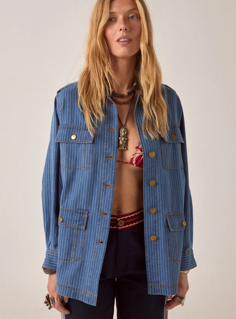Noa Jacket - Navy Pacific