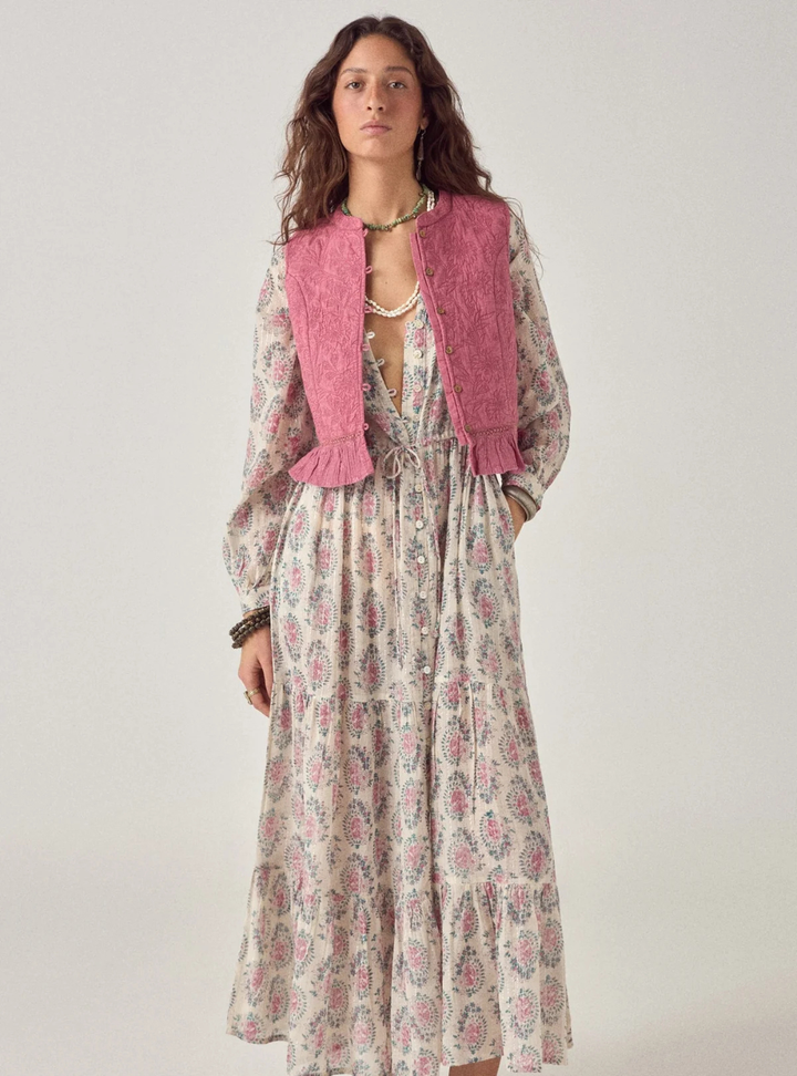 Mia Vest - Peonia Pink