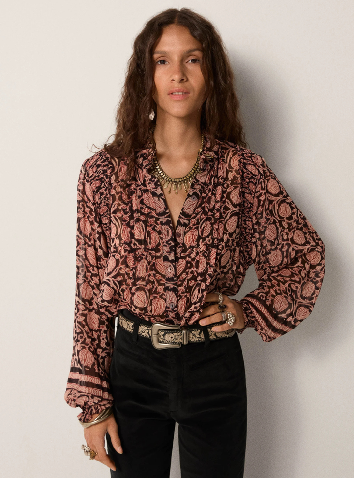 Mia Blouse - Ebony Rose