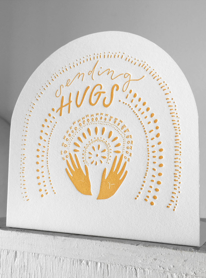 Sending Hugs Greeting Card