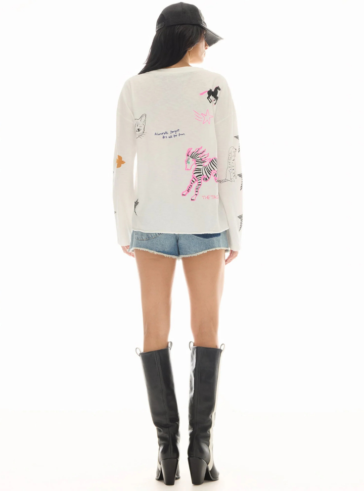 The Animal Illustrated Long Sleeve Tee