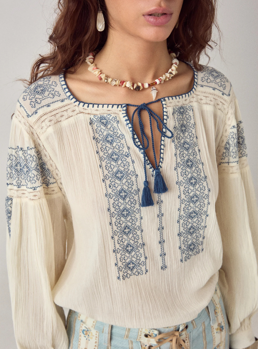 Claudia Blouse - Indigo Poet