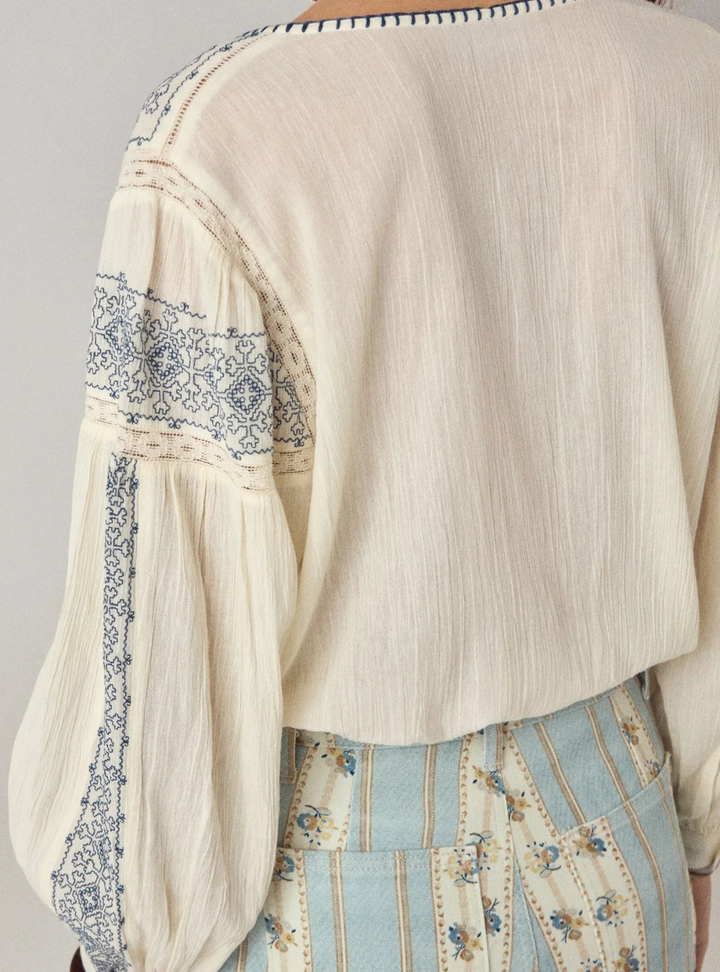 Claudia Blouse - Indigo Poet