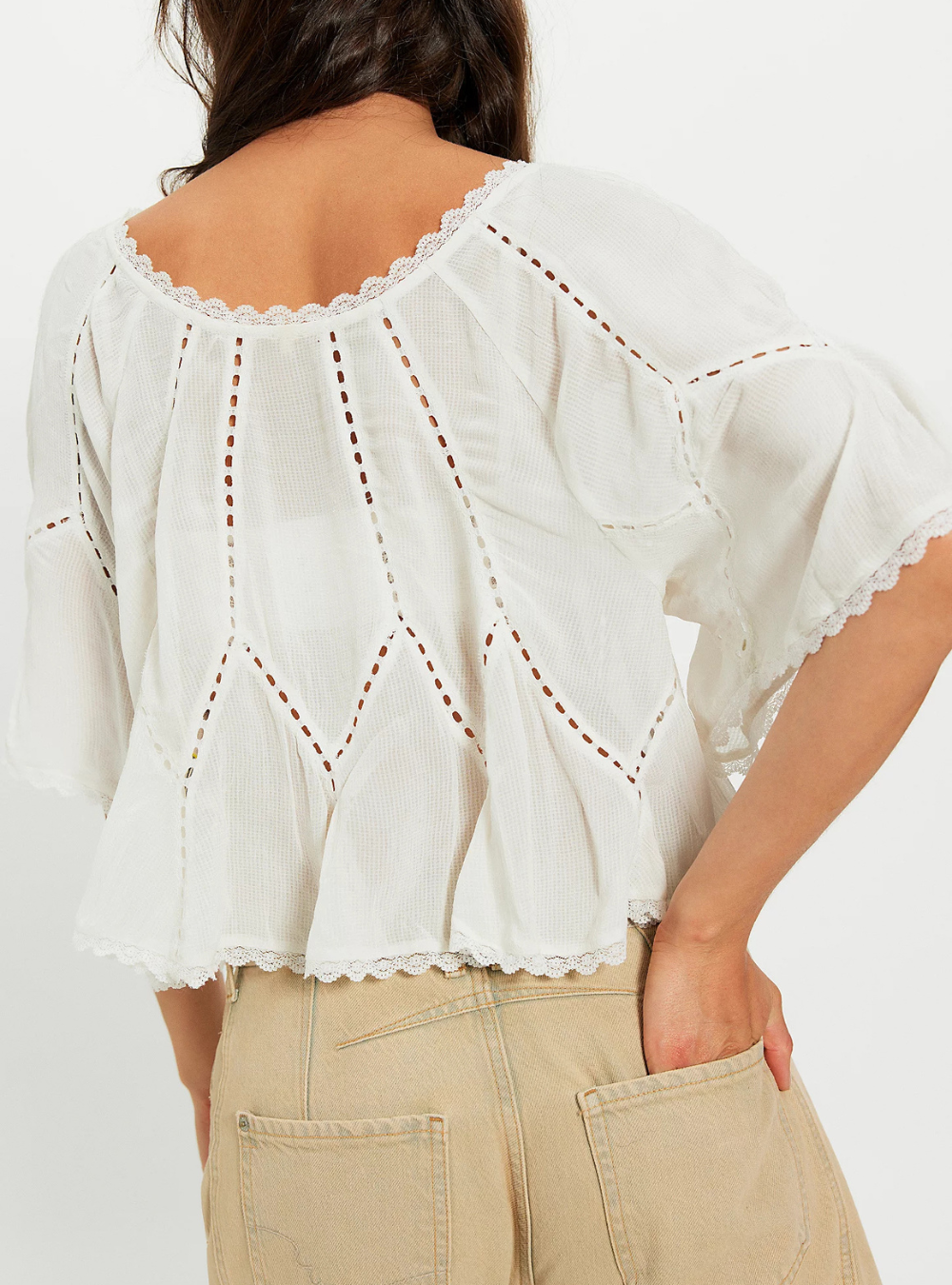 Michelle Blouse - Clean Ivory