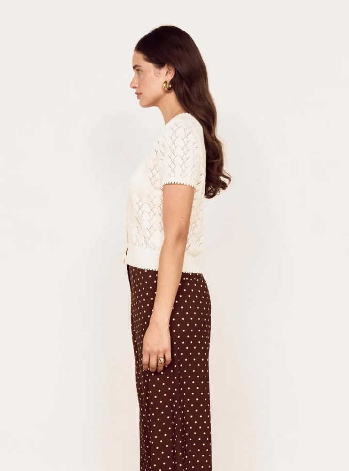 Calla Knit Cardi - Ivory