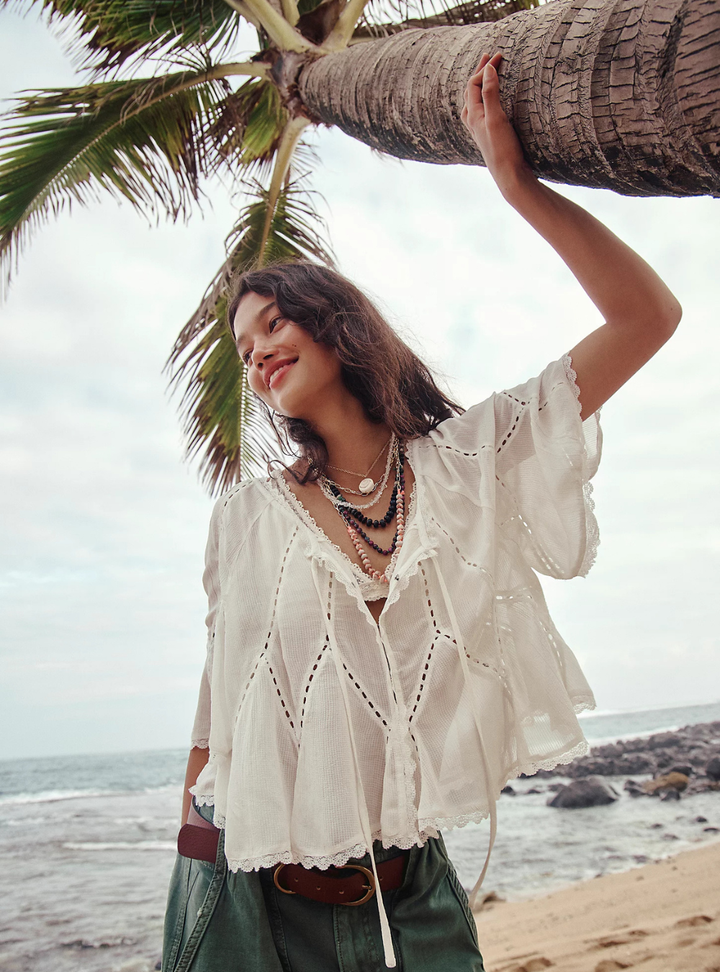 Michelle Blouse - Clean Ivory