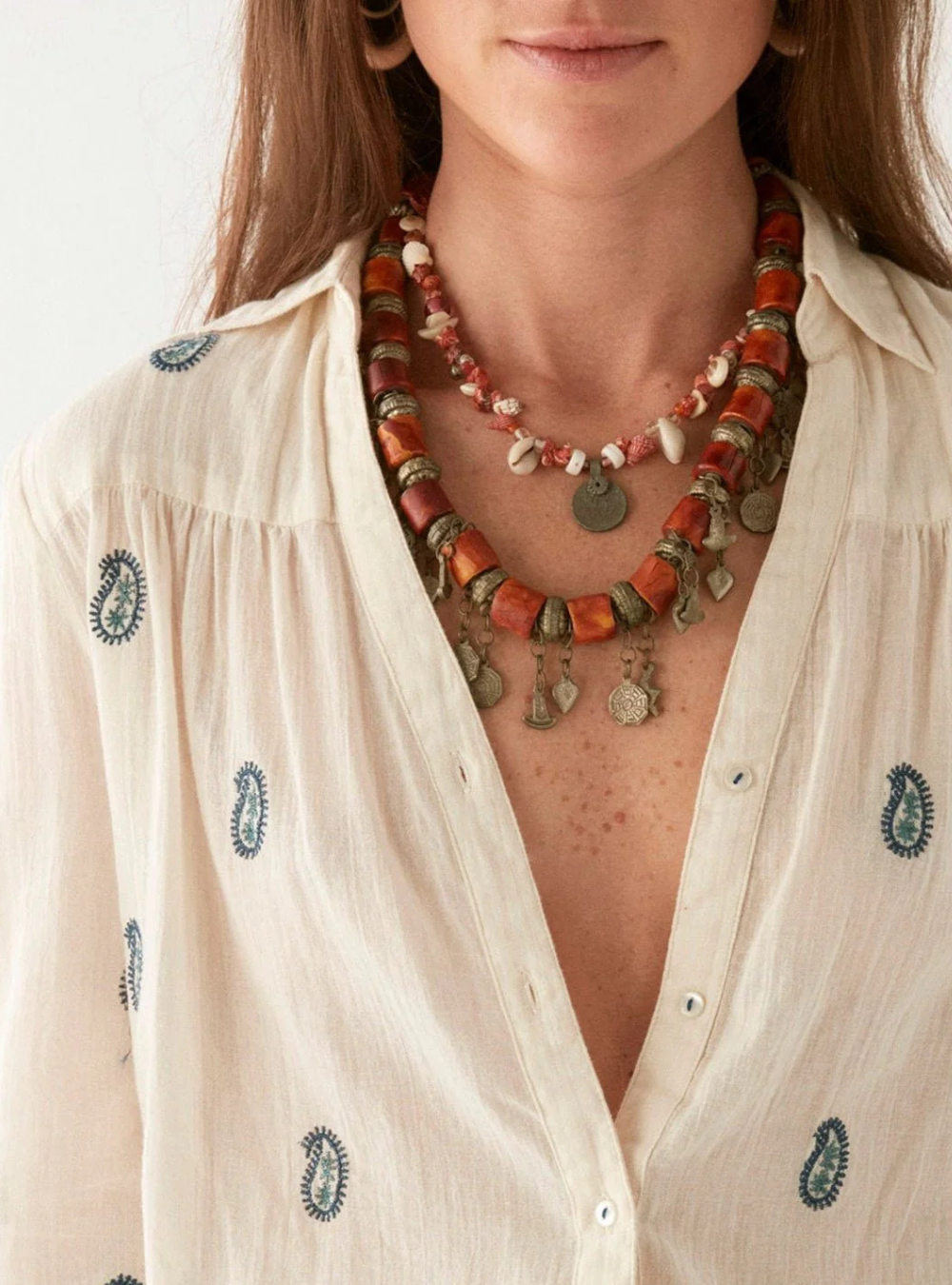 Dylan Blouse - Cachemira Ivory