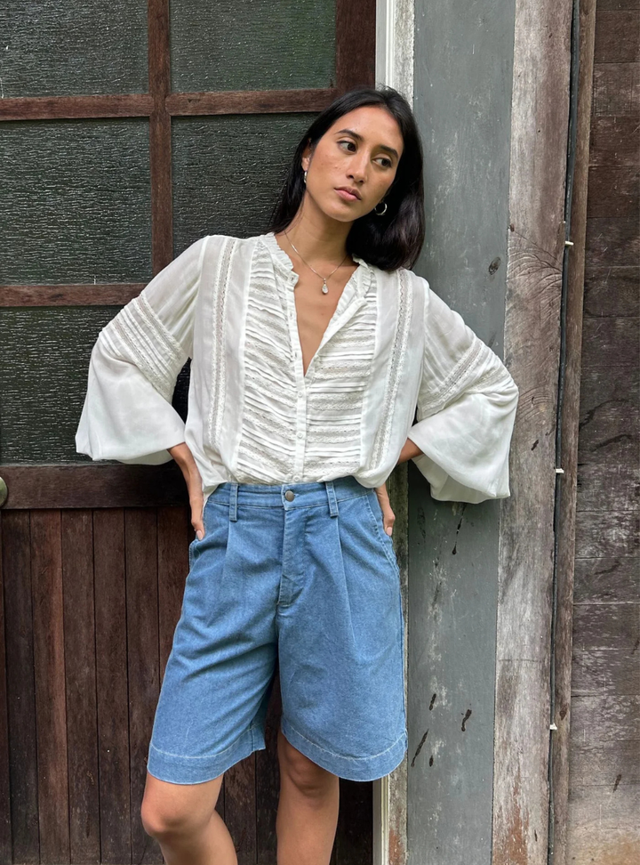 Persia Top - Ivory