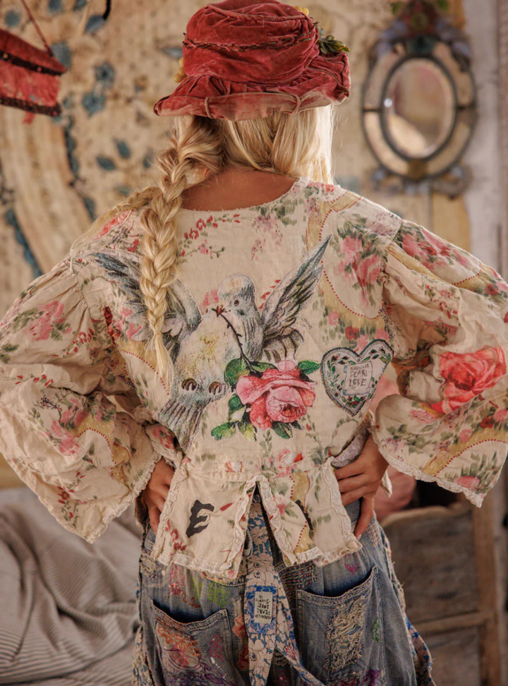 Magnolia Pearl Floral Appliqué Monique Jacket 662 - Perianth