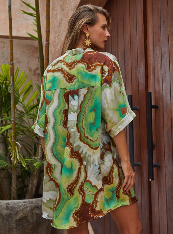 Lois Shirt Dress - Jade
