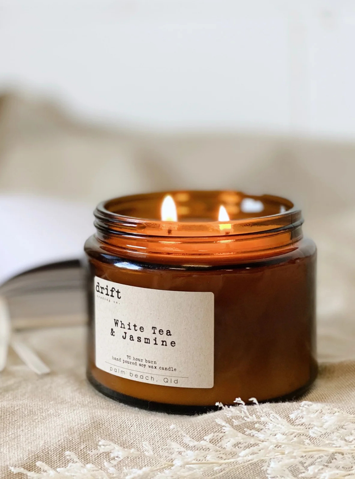 White Tea &amp; Jasmine (XL Amber)