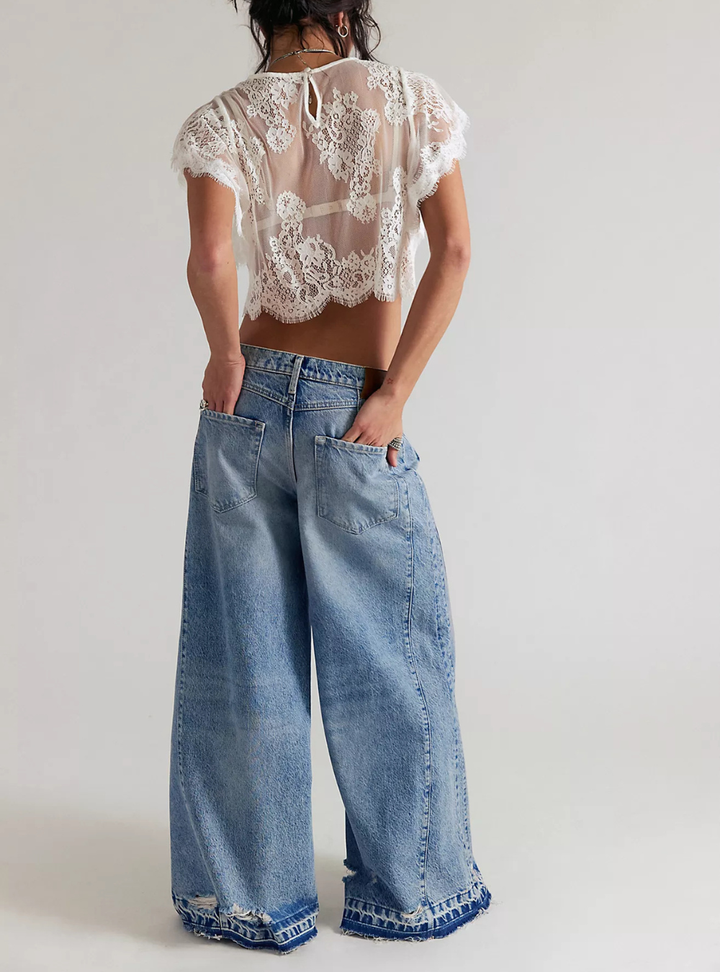 Apollo Wide Leg Jeans - Streamline