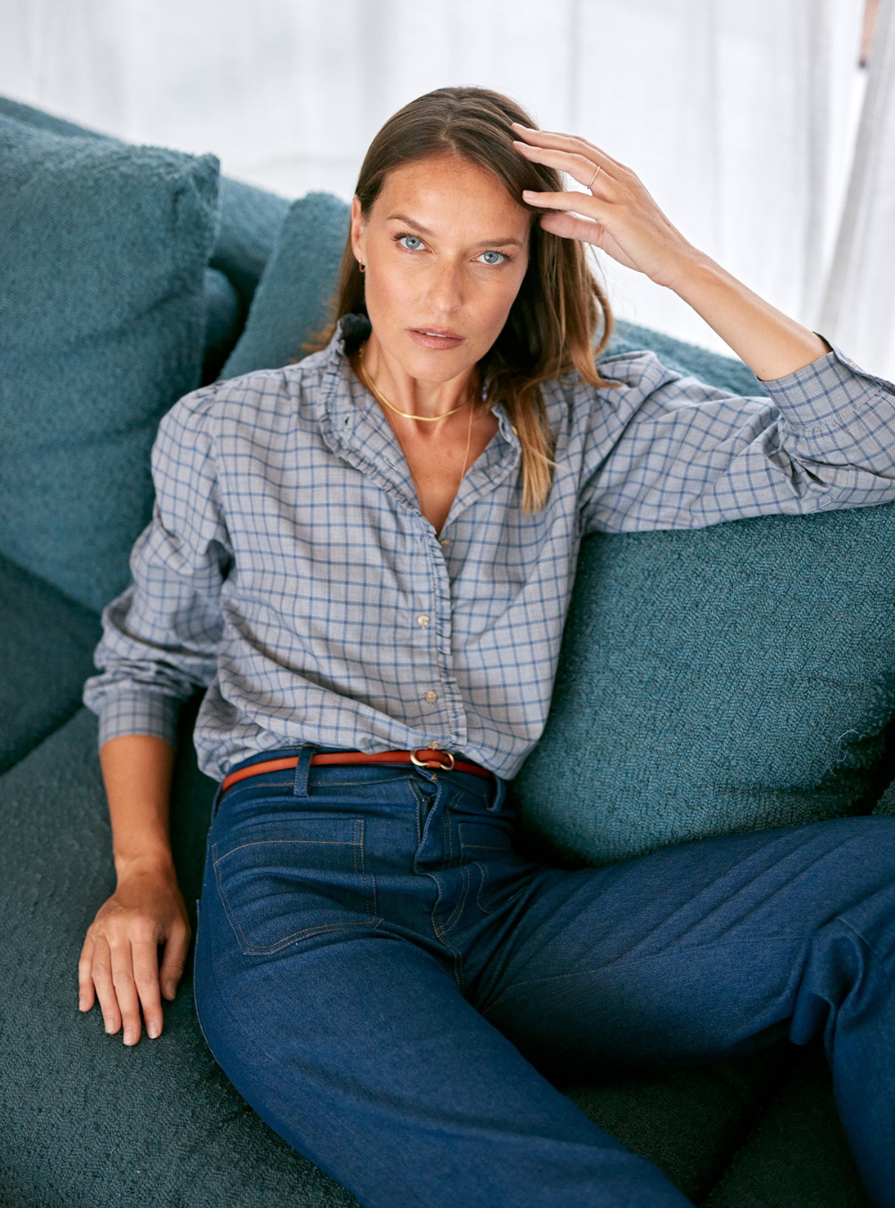 Molly Denim Jeans - Deep Blue