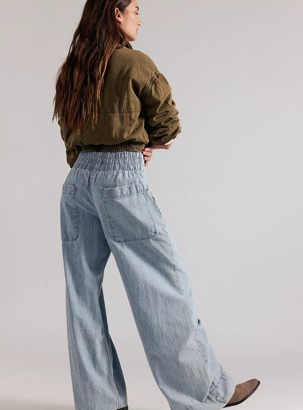 Breezy Denim Pull-On Jeans - Dusk