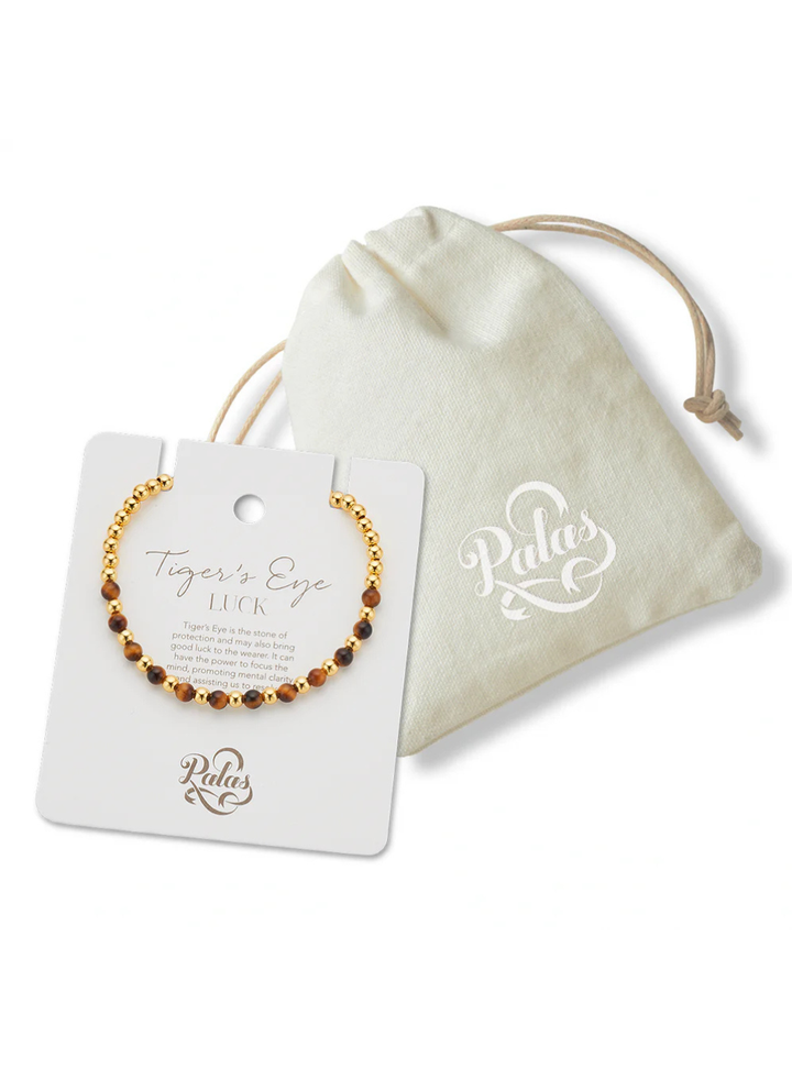 Tigers Eye Lotus Purity Bracelet