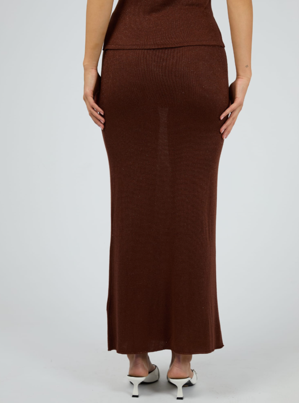 Jayla Maxi Skirt - Brown