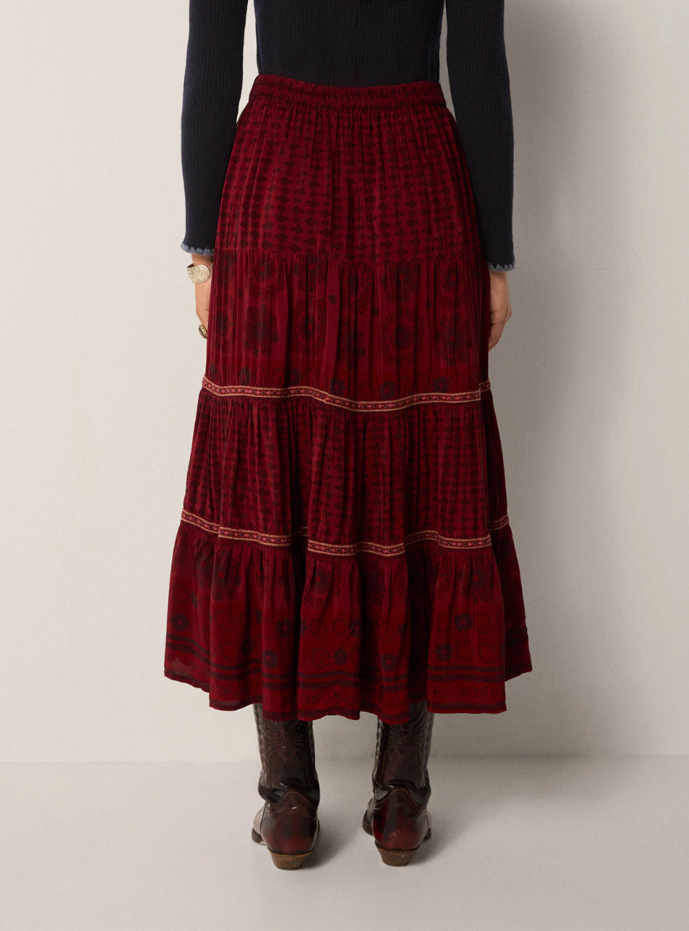 Josephine Skirt - Château Bordeaux