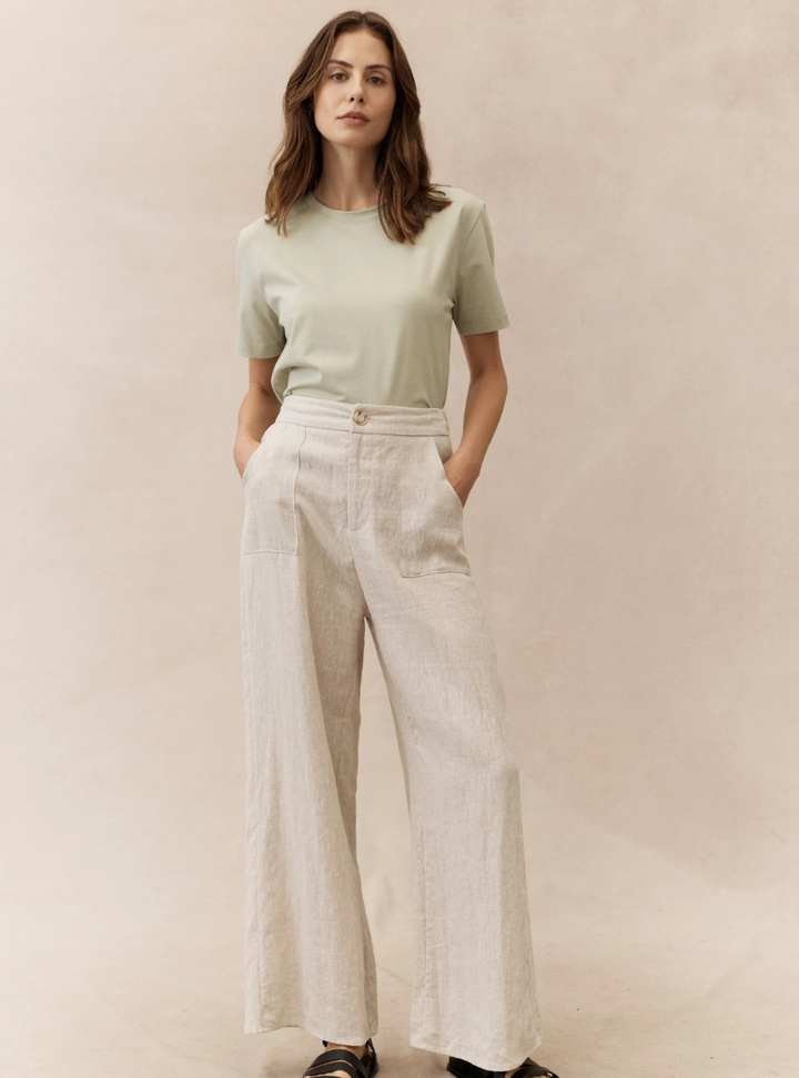 Jude Linen Pants - Natural