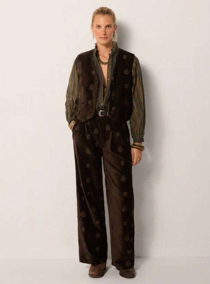 Kafka Vest - Velluto Macchiato