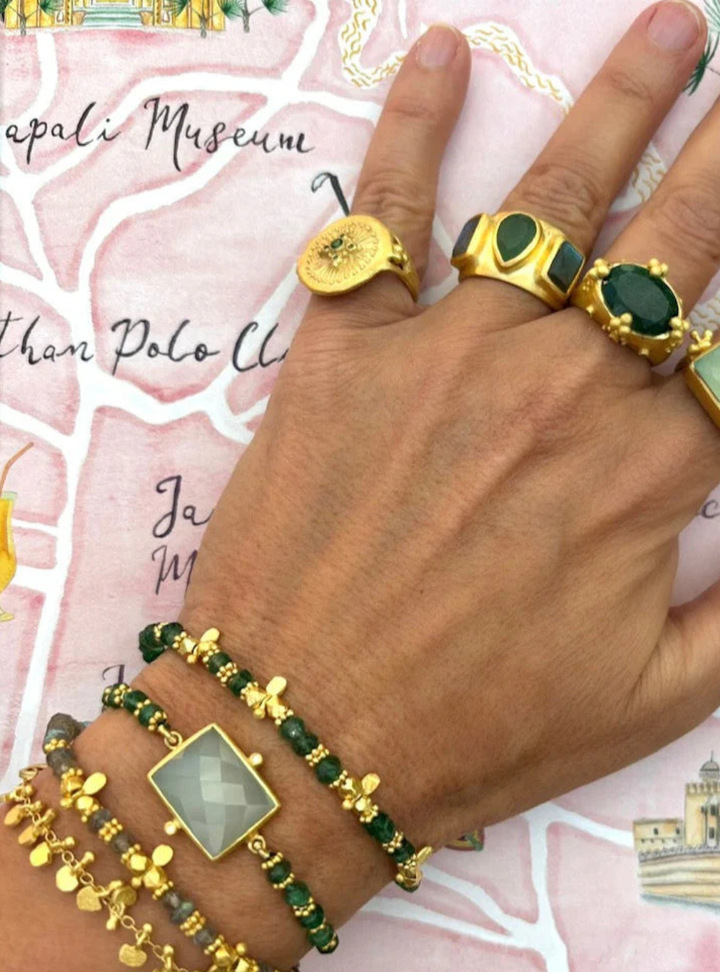 Kasbah Bracelet - Aqua Chalcedony