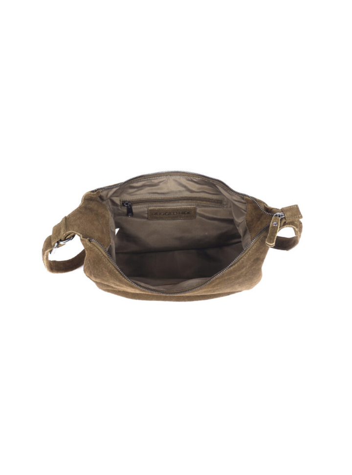 Tulip Suede Bag - Khaki